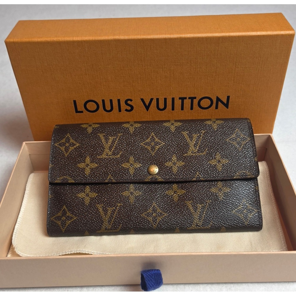Vintage Louis Vuitton Monogram Wallet 1994 EUC - With Box & Dust Bag